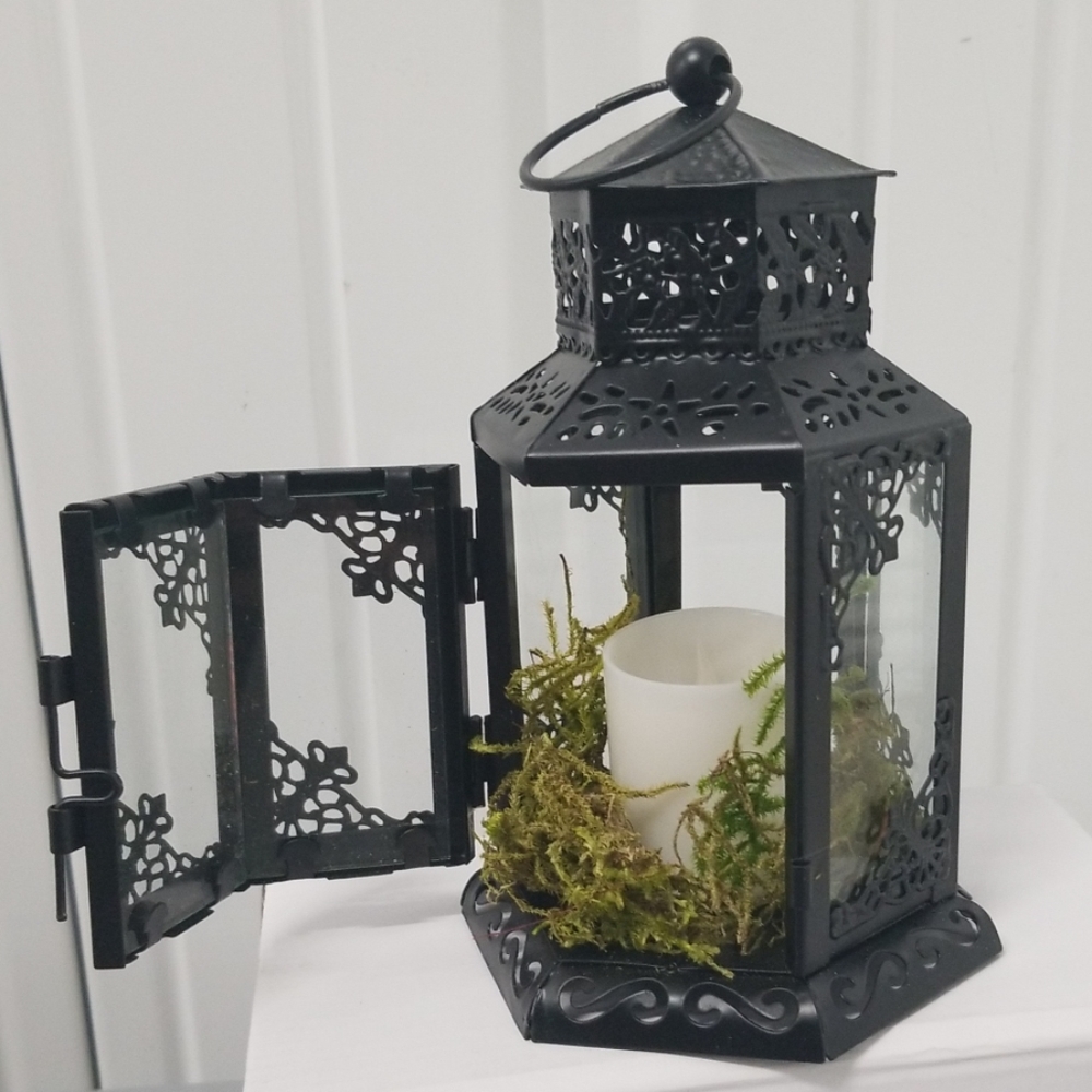 Tandi Glass Metal Candle Holder Latern Mini